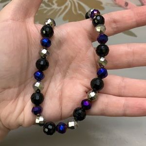 💕Handmade faceted bead necklace